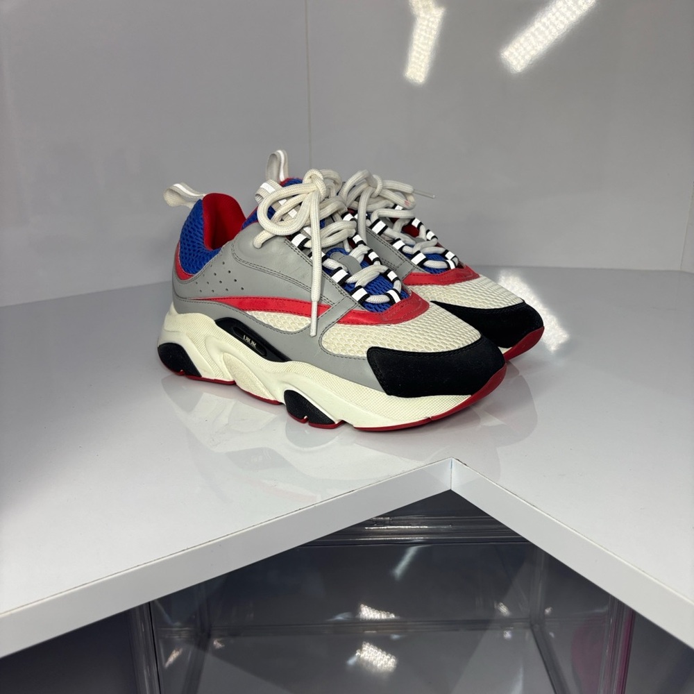 •AUTHENTIC •Dior Women's Sneakers - Red, Blue, Gray, Black - Picture 3 of 6